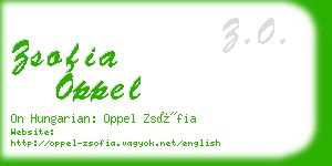 zsofia oppel business card